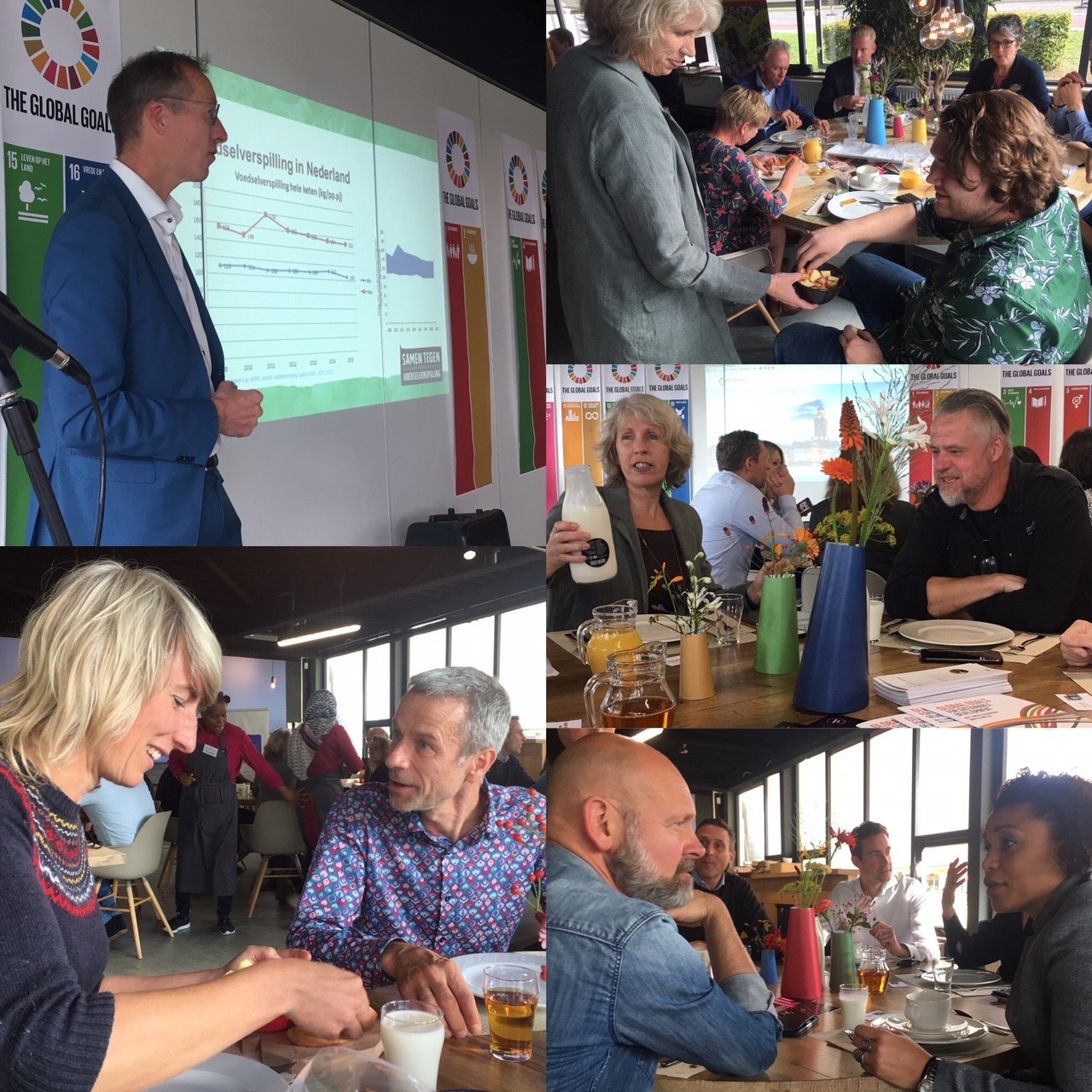 Sfeerbeeld 2 lunchbijeenkomst food waste