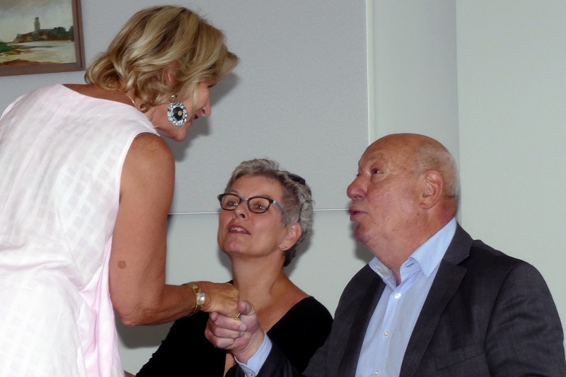 De ambassadeur in gesprek